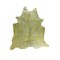 Homeroots 6 x 7 in. Cowhide Rug - Lime and Silver 317277 - alternate 3